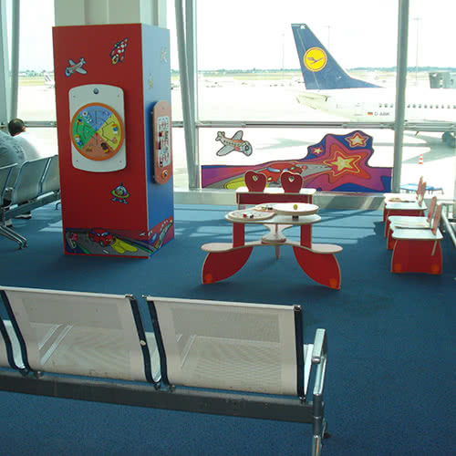 Zone d'attente pour enfants - aéroport