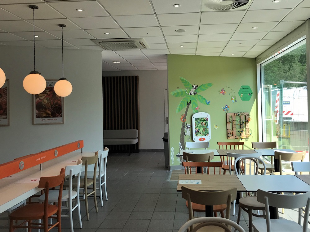 aménagement coin enfant restaurant