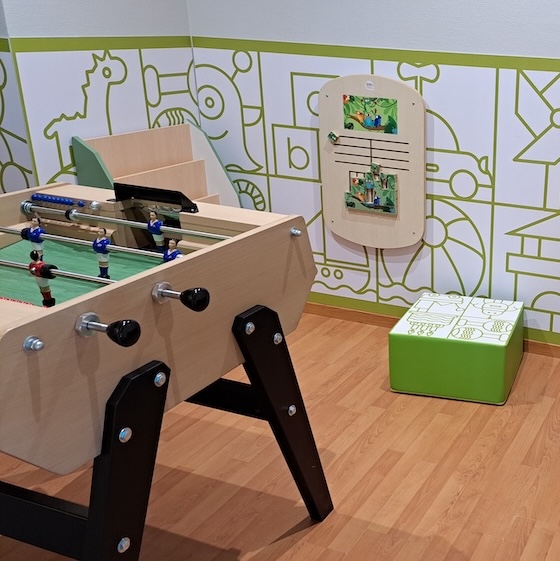 Aménagement d'un espace enfant dans un restaurant