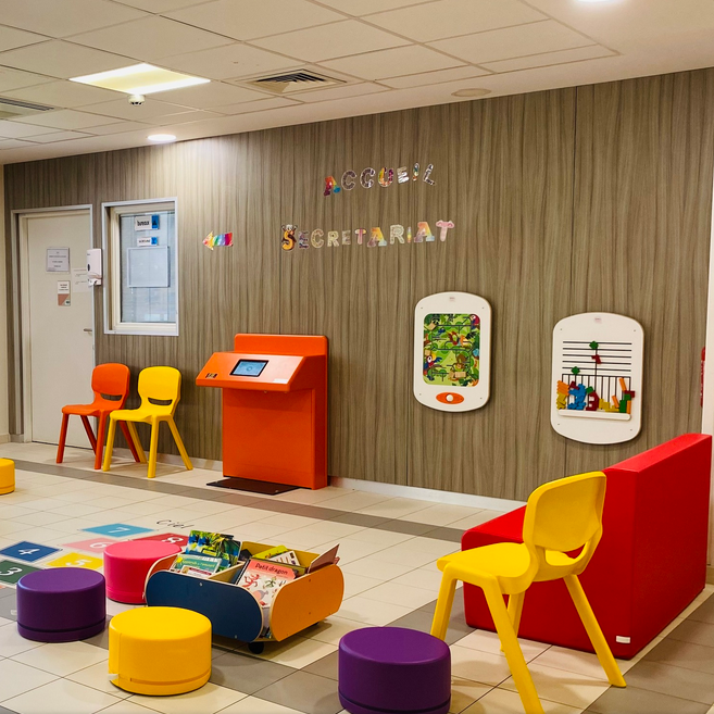 Aménagement d'un espace enfant en centre hospitalier