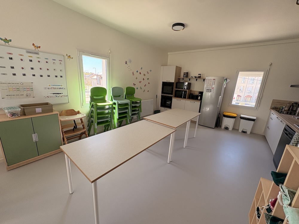 Aménagement espace repas en MECS