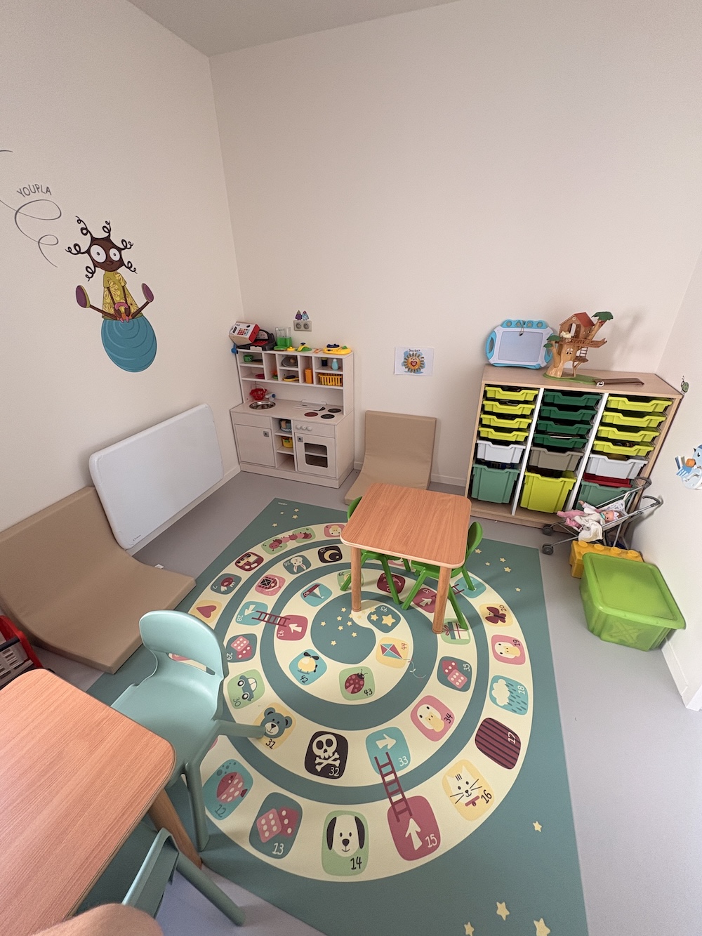 Aménagement salle de jeux pour enfants en MECS