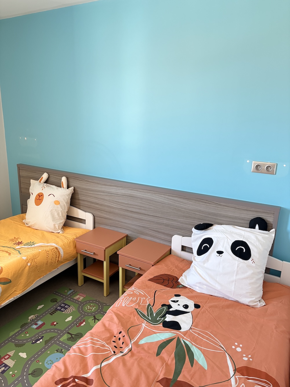 Aménagement des chambres dans une maison d'enfants