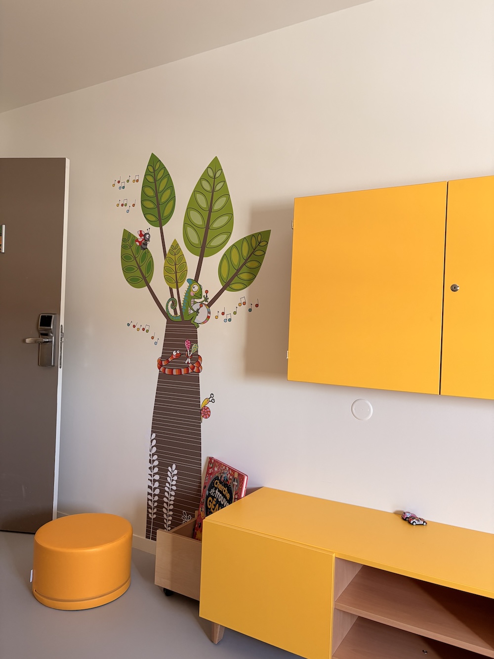 Salle TV dans une maison d'enfants à caractère social